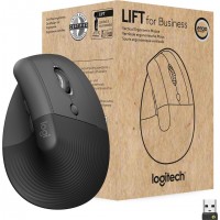 Logitech Lift for Business souris Droitier RF sans fil + Bluetooth Optique 4000 DPI