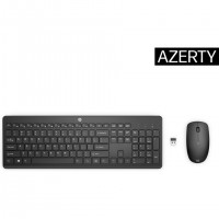 HP 230 WL MOUSE+KB COMBO FR clavier Souris incluse Bureau RF sans fil Noir