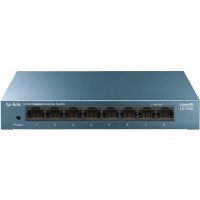 TP-Link LS108G commutateur r&eacute;seau Non-g&eacute;r&eacute; Gigabit Ethernet (10/100/1000) Bleu