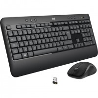 Logitech Advanced MK540 clavier Souris incluse USB QWERTZ Suisse Noir, Blanc