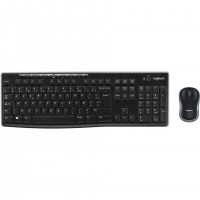 Logitech Wireless Combo MK270 clavier Souris incluse Bureau USB AZERTY Belge Noir