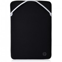 HP Reversible Protective 14.1-inch Silver Laptop Sleeve 35,8 cm (14.1") Noir