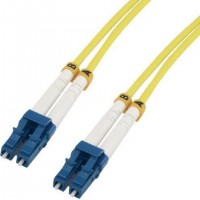 MCL 20m LC/LC OS2 câble de fibre optique Bleu, Blanc, Jaune