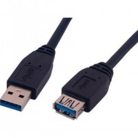 MCL USB 3.0, M/FM, 1.8m câble USB USB 3.2 Gen 1 (3.1 Gen 1) 1,8 m USB A Noir