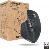 Logitech MX Master 3s for Business souris Bureau Droitier RF sans fil + Bluetooth Laser 8000 DPI