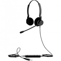 Jabra Biz 2300 Casque Avec fil Arceau Bureau/Centre d'appels USB Type-A Noir