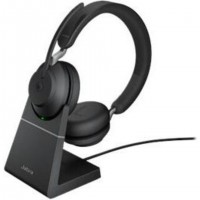 Jabra Evolve2 65 Casque Sans fil Arceau Bureau/Centre d'appels USB Type-A Bluetooth Socle de chargement Noir