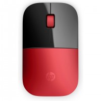 HP Z3700 Red Wireless Mouse souris Bureau Ambidextre RF sans fil Optique 1200 DPI