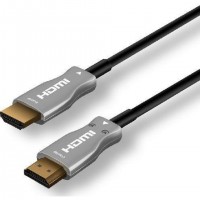 MCL MC385FO-50M câble HDMI HDMI Type A (Standard) Noir