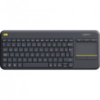 Logitech K400 Plus Tv clavier RF sans fil QWERTY Anglais britannique Noir