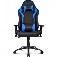 AKRacing SX Siège de jeu sur PC Chaise avec assise rembourrée Noir, Bleu