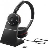 Jabra Evolve 75 Casque Avec fil &sans fil Arceau Bureau/Centre d'appels Micro-USB Bluetooth Noir