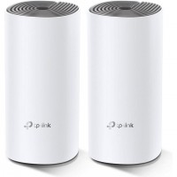 TP-Link Deco E4 (2-pack) Bi-bande (2,4 GHz / 5 GHz) Wi-Fi 5 (802.11ac) Blanc, Gris Interne