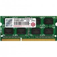 Transcend JetRam JM1600KSN-4G module de mémoire 4 Go 1 x 4 Go DDR3 1600 MHz