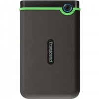 Transcend StoreJet 25M3C disque dur externe 4 To 2.5" USB Type-C 3.2 Gen 1 (3.1 Gen 1) Noir, Vert