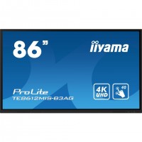 iiyama TE8612MIS-B3AG affichage de messages En forme de kiosk 2,18 m (86") LCD Wifi 400 cd/m² 4K Ultra HD Noir Écran tactile Int