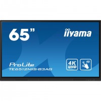 iiyama TE6512MIS-B3AG affichage de messages En forme de kiosk 165,1 cm (65") LCD Wifi 400 cd/m² 4K Ultra HD Noir Écran tactile I