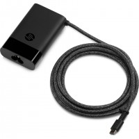 HP 65W USB-C Laptop Charger adaptateur de puissance & onduleur Intérieure Noir