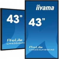 iiyama ProLite Écran plat de signalisation numérique 108 cm (42.5") LCD Wifi 500 cd/m² 4K Ultra HD Noir Intégré dans le processe