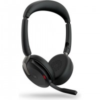 Jabra Evolve2 65 Flex MS Stereo - Micro-casque - sur-oreille - Bluetooth - sans fil - Suppresseur de bruit actif - USB-C - noir 