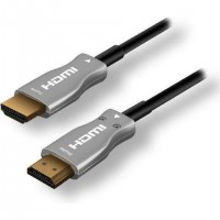 MCL MC385FO-20M câble HDMI HDMI Type A (Standard) Noir, Argent
