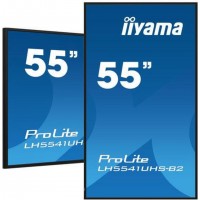 iiyama LH5541UHS-B2 affichage de messages En forme de kiosk 138,7 cm (54.6") LCD 500 cd/m² 4K Ultra HD Noir Intégré dans le proc