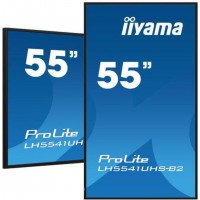 iiyama LH5541UHS-B2 &Eacute;cran d'affichage dynamique En forme de kiosk 138,7 cm (54.6") LCD 500 cd/m&sup2; 4K Ultra HD Noir Int&eacute;gr&eacute; dans l