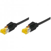 Tecline 0.3m Cat6a RJ-45 câble de réseau Noir 0,3 m S/FTP (S-STP)