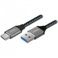 MCL MC1D99A003C0532 câble USB USB 3.2 Gen 1 (3.1 Gen 1) 2 m USB C USB A Noir, Gris