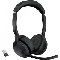 Jabra Evolve2 55 Casque Sans fil Arceau Bureau/Centre d'appels USB Type-C Bluetooth Socle de chargement