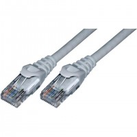 Pack de 5 MCL - Cordon de raccordement - RJ-45 (M) pour RJ-45 (M) - 5 m - UTP - CAT 5e - moulé - gris