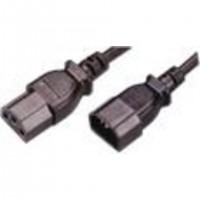 MCL Cable Electric male/female 3m Noir Coupleur C14 Coupleur C13