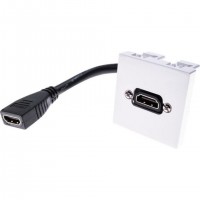 Générique ECF-102674 câble HDMI 0,2 m HDMI Type A (Standard) 3 x HDMI Type A (Standard) Noir, Blanc