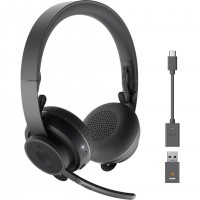Logitech 981-001101 écouteur/casque Sans fil Arceau Bureau/Centre d'appels Bluetooth Graphite