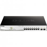 D-Link DGS-1210-10MP Géré L2 Gigabit Ethernet (10/100/1000) Connexion Ethernet, supportant l'alimentation via ce port (PoE) Noir
