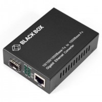 Black Box LGC210A convertisseur de support réseau Noir