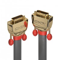 Lindy - C&acirc;ble DVI-D Dual Link, Gold Line, 15m