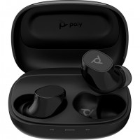 Poly Voyager Free 20 Gray Earbuds +Basic Charge Case Casque Sans fil Ecouteurs Appels/Musique USB Type-C Bluetooth Noir