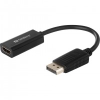 Sandberg 508-28 câble vidéo et adaptateur Noir