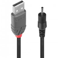 C&acirc;ble USB 2.0 Type A vers DC 2.5mm/0.7mm, 1.5m