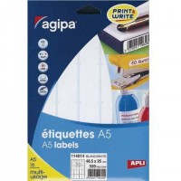Etiquettes AGIPA 19mm * 38mm