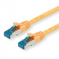 VALUE 1m S/FTP Cat.6a c&acirc;ble de r&eacute;seau Jaune Cat6a S/FTP (S-STP)