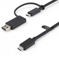 StarTech.com USBCCADP c&acirc;ble USB USB 3.2 Gen 2 (3.1 Gen 2) USB C 10 Gbit/s Noir