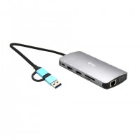 i-tec CANANOTDOCKPD station d'accueil Avec fil USB 3.2 Gen 1 (3.1 Gen 1) Type-A + Type-C Argent