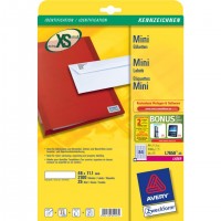 Avery L7656-25 étiquette à imprimer Blanc