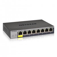 NETGEAR GS108T G&eacute;r&eacute; L2 Gigabit Ethernet (10/100/1000) Gris