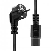 ProXtend PC-FAC15-001 câble électrique Noir 1 m Prise d'alimentation type F Coupleur C15