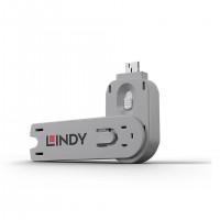 Lindy 40624 bloqueur de port Cl&eacute; de bloqueur de port USB Type-A Acrylonitrile-Butadi&egrave;ne-Styr&egrave;ne (ABS) 1 pi&egrave;ce(s)