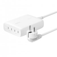Belkin BoostCharge Pro - Adaptateur secteur - technologie GaN - 200 Watt - 5 A - Fast Charge, Power Delivery 3.1, PD 3.0 - 4 con