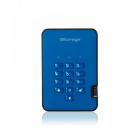 iStorage diskAshur 2 1 To USB Type-A 3.2 Gen 1 (3.1 Gen 1) Bleu
